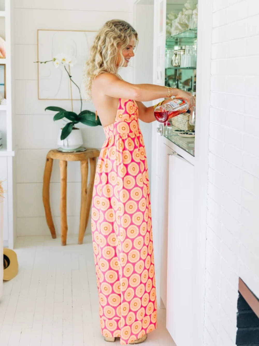 Sail to Sable Spritz Dress in Sunburst, Size XS